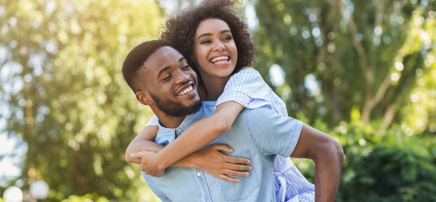 smiling couple