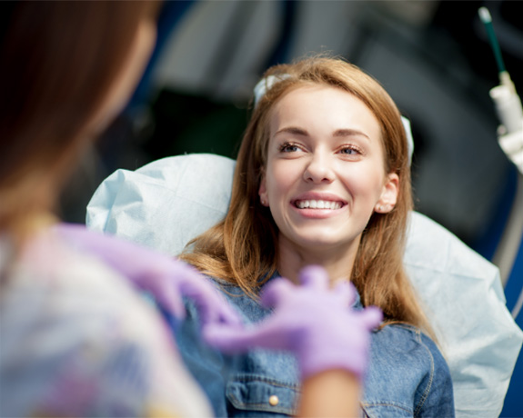 dentist with patient